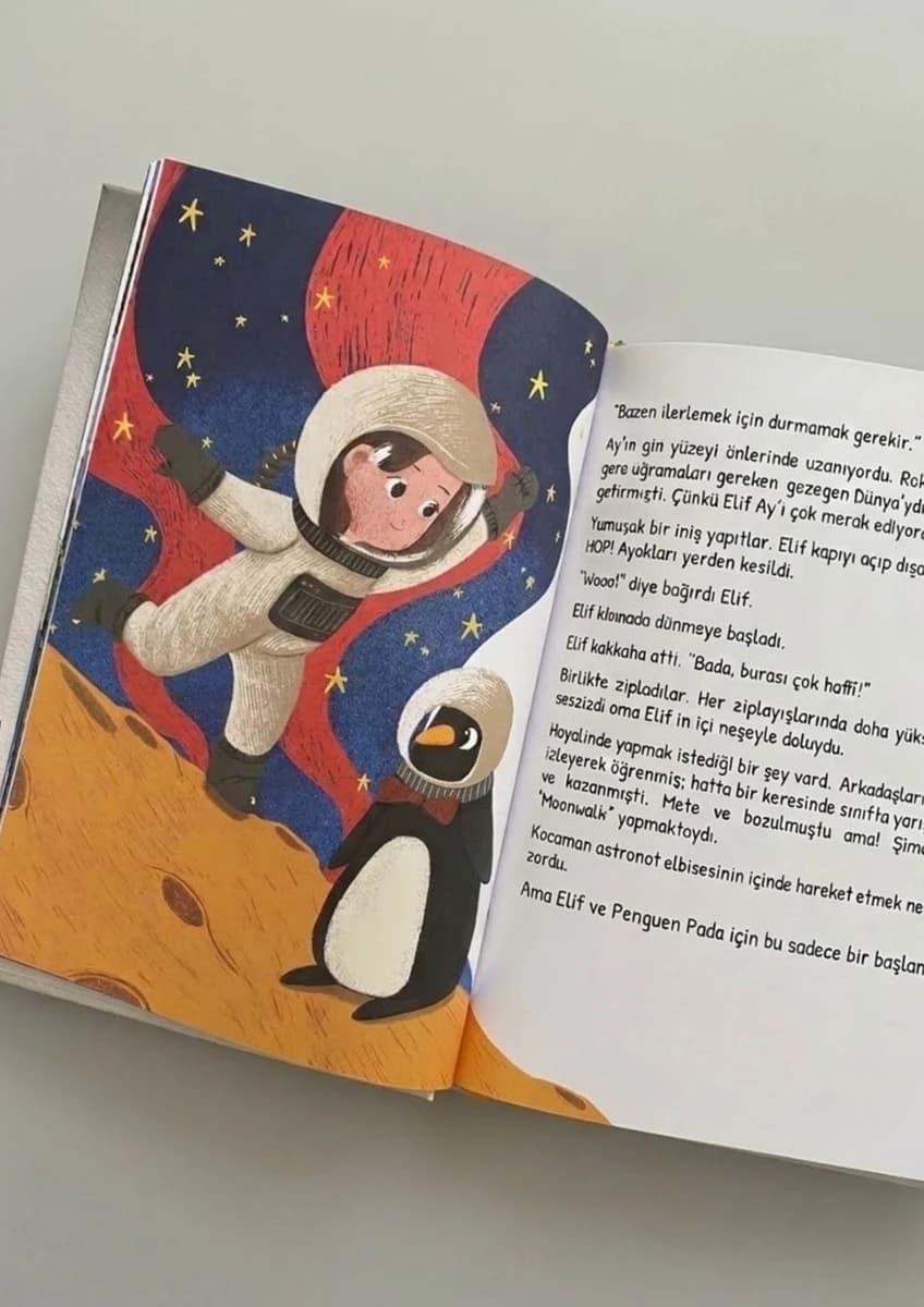 Yapabilirim Diyenler Ülkesi’nde Astronot Elif Arka Kapak